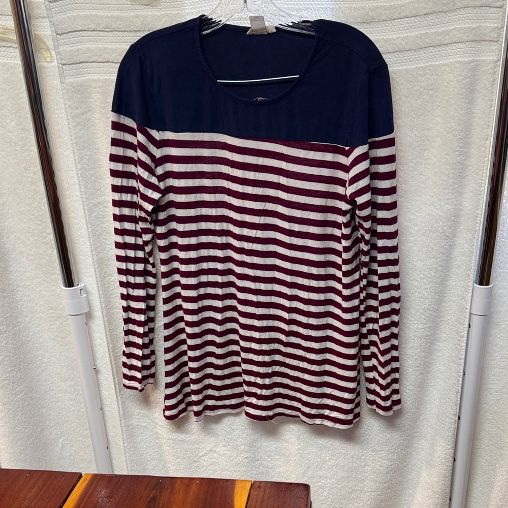 Stylish Striped Long Sleeve Women's Top F112